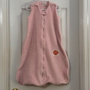 Gunamuna Baby Girl Cozy like a Blanket Pink Sleeveless Sleep Sack Double Zipper